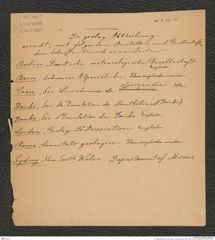 k.k. naturhistorisches Hofmuseum, Intendanzakten 1885-1896 (Hauer), Aktenzahl Z.43/1889, Seite 1